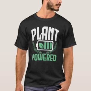 Camiseta Bateria em Usina Baseada em Planta Ir Vegan