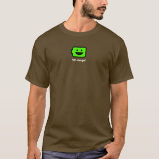 Camiseta Bateria feliz do Android