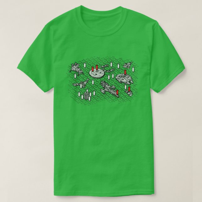 Camiseta Bateria Intergaláctica (Frente do Design)