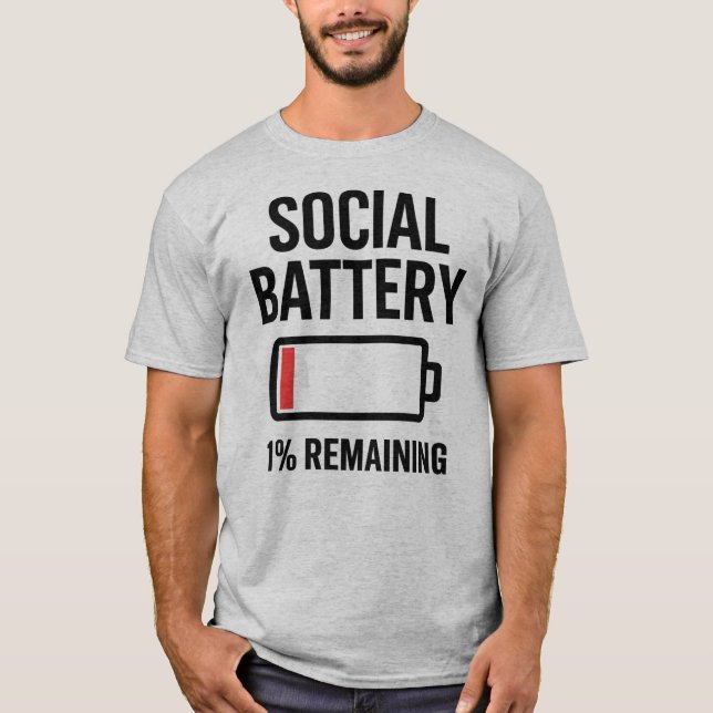Camiseta Bateria Social 1% Ainda Engraçada Introdução (Frente)