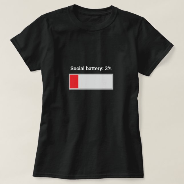 Camiseta Bateria Social 3% T-Shirt (Frente do Design)
