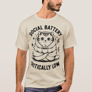 Camiseta Bateria Social Crítica Baixa - Sobrecarga de Cat