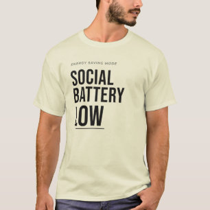 Camiseta Bateria Social Está Baixa Tipografia Divertida par