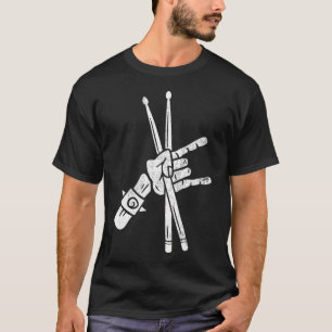 Camiseta Baterias Bateristas Homens Meninos