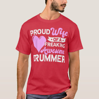 Camiseta Baterias de Drummer Esposa