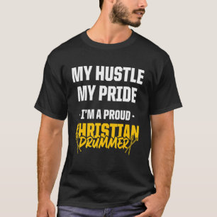 Camiseta Baterista Cristão Igreja Adoração Tocador de Bater