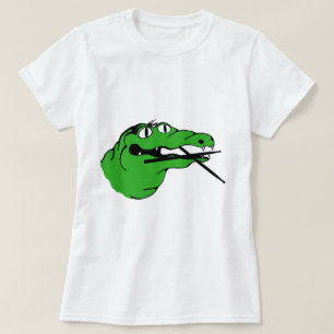 Camiseta BATERISTA da engrenagem do jacaré nenhum subtítu