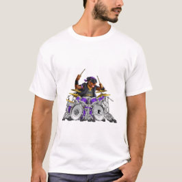 Camiseta Baterista de Rockin Rottie