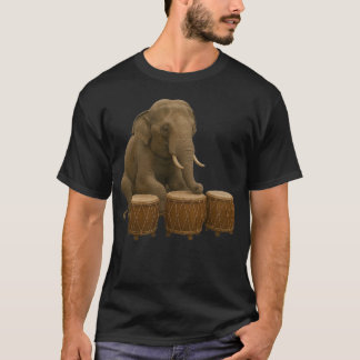 Camiseta Baterista de Tambores de Elefante
