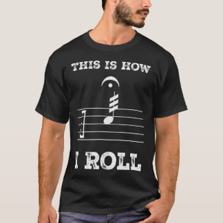 Camiseta Baterista Engraçado É Assim Que Eu Rolo Rolo de Ta