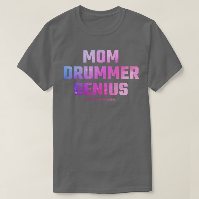 Camiseta baterista mãe (Frente do Design)
