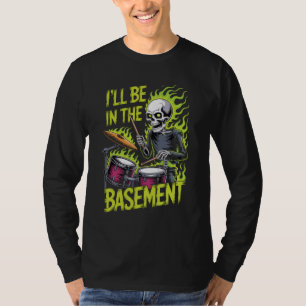 Camiseta Baterista No Porão Manga Longa