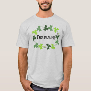 Camiseta Baterista Shamrock Oval