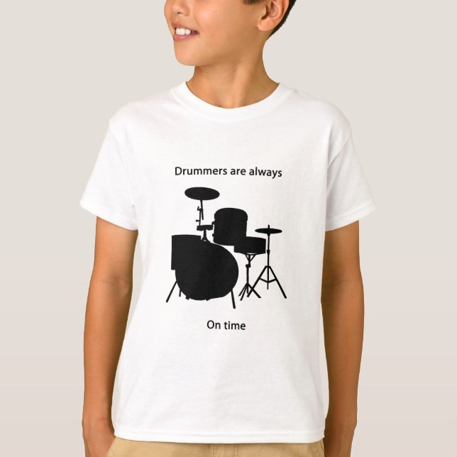 Camiseta Bateristas sempre no tempo (Frente)