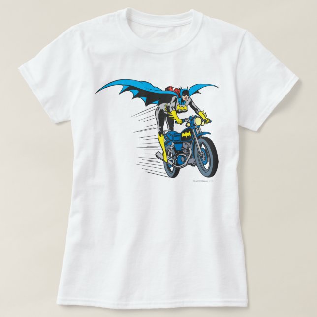 Camiseta Batgirl on Batcycle (Frente do Design)