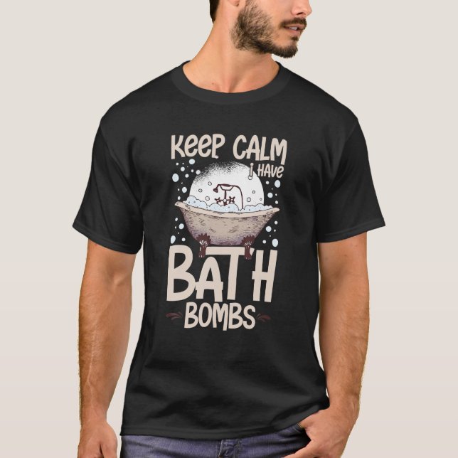 Camiseta Bath Bombas Fazer Bomba-Balão Lavanda (Frente)