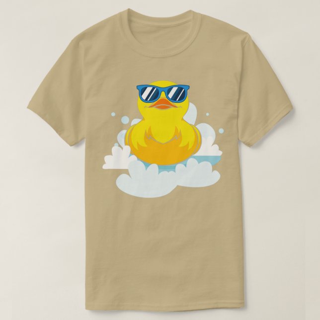 Camiseta Bath Duck Funny Duckie Cool Bath Toy Rubber Duck (Frente do Design)