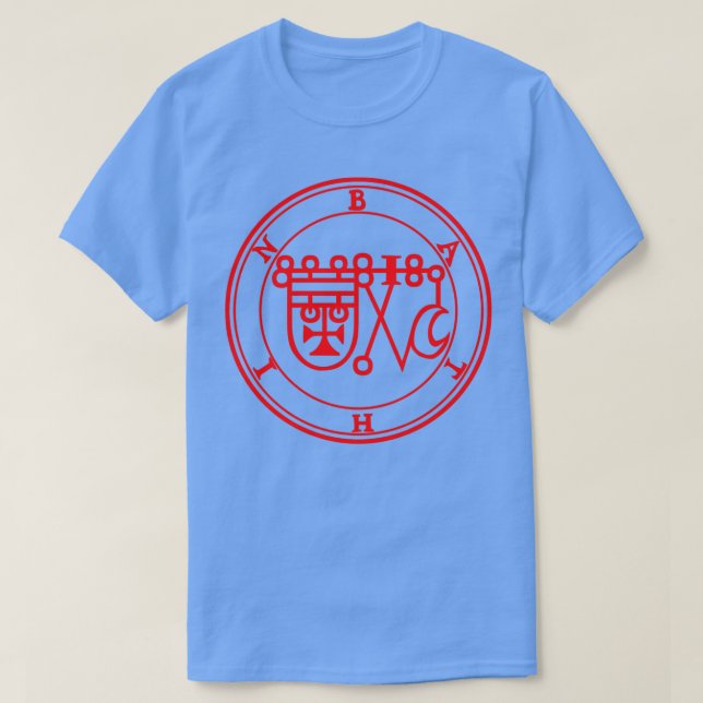 Camiseta Bathin Sigil Conhece as Virtudes de Herbs Red (Frente do Design)