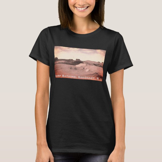 Camiseta Bathing surf, Sakonnet, RI (Pequeno Compton) (Frente)