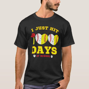 Camiseta Bati em 100 dias de T-Shirt Solfball na escola