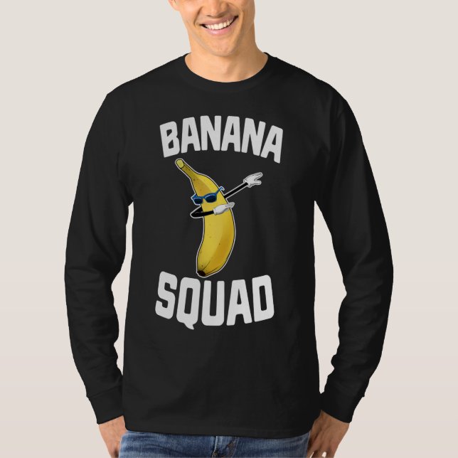 Camiseta Batida de Banana Squad Amarelo Engraçado Fruta est (Frente)