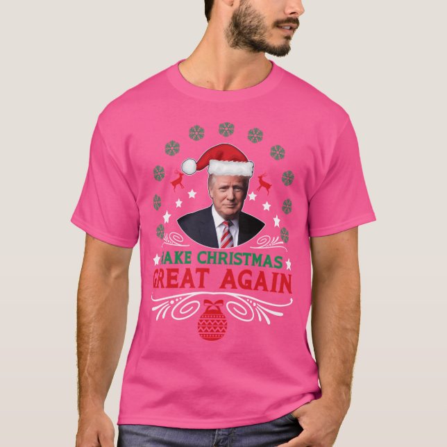 Camiseta Batida de Natal Feia Excelente de Natal A (Frente)