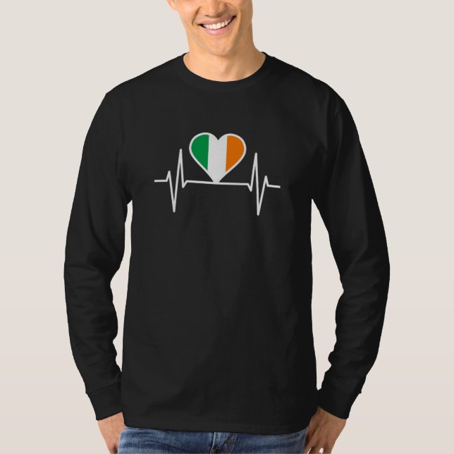 Camiseta Batida do Coração da Irlanda (Frente)