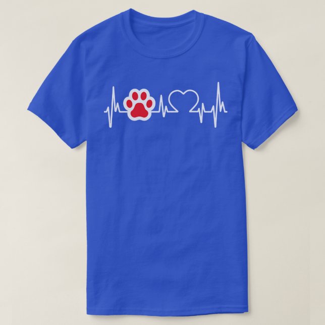 Camiseta Batida no coração do cão (Frente do Design)