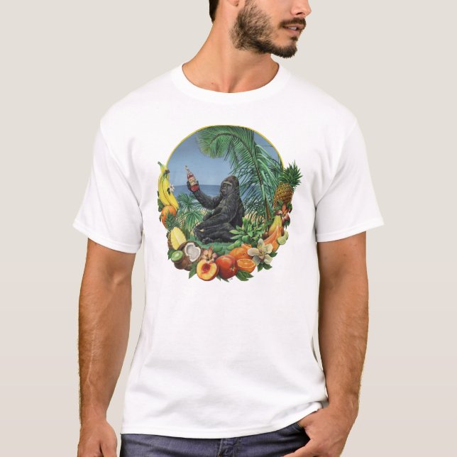 Camiseta Batida tropical! Imite nos trabalhos artísticos (Frente)