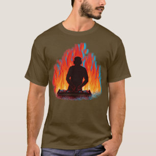 Camiseta Batidas de Música Eletrônica Trance em DJ EDM