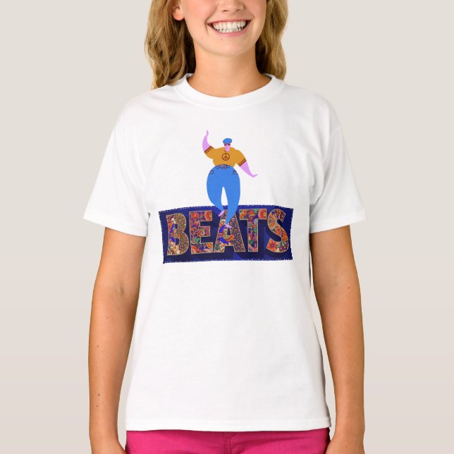 Camiseta batidas de tambor (Frente)