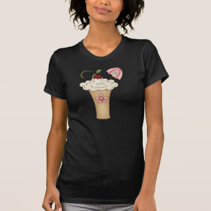 Camiseta Batido com um t-shirt das mulheres do guarda-chuva