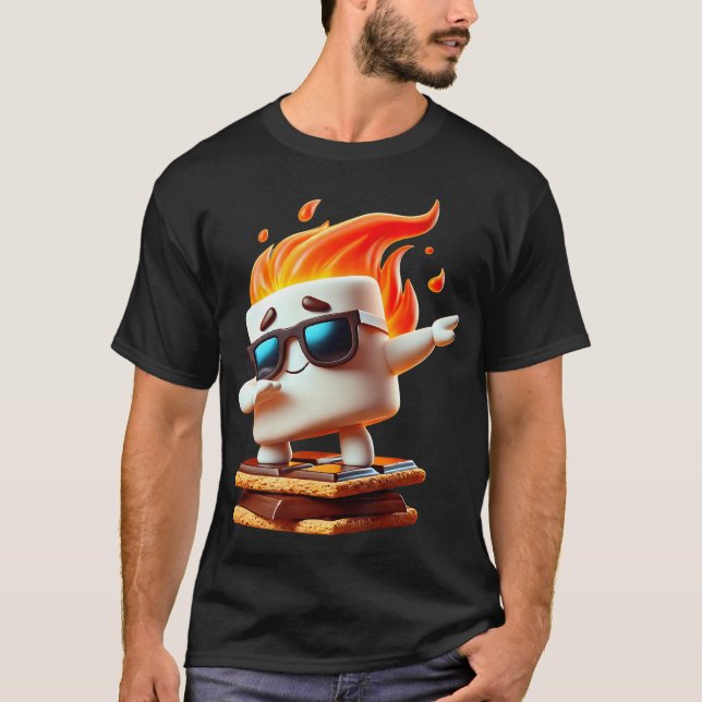 Camiseta Batido de Dança de Batida de Barragem de Barragem  (Frente)