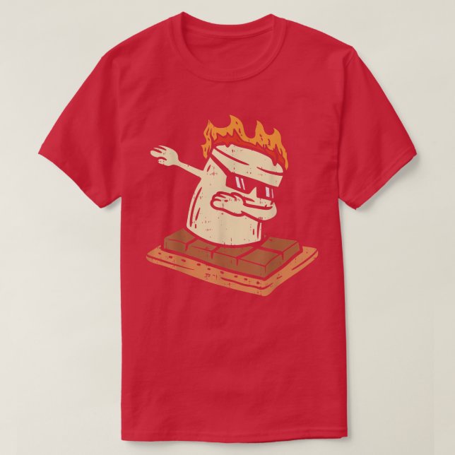 Camiseta Batido de Dança de Batida de Barragem de Barragem  (Frente do Design)