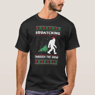 Camiseta Batido Jogando o Natal da Neve