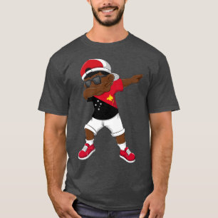 Camiseta Batido Menino Papua Nova Guiné Bandeiras Crianças
