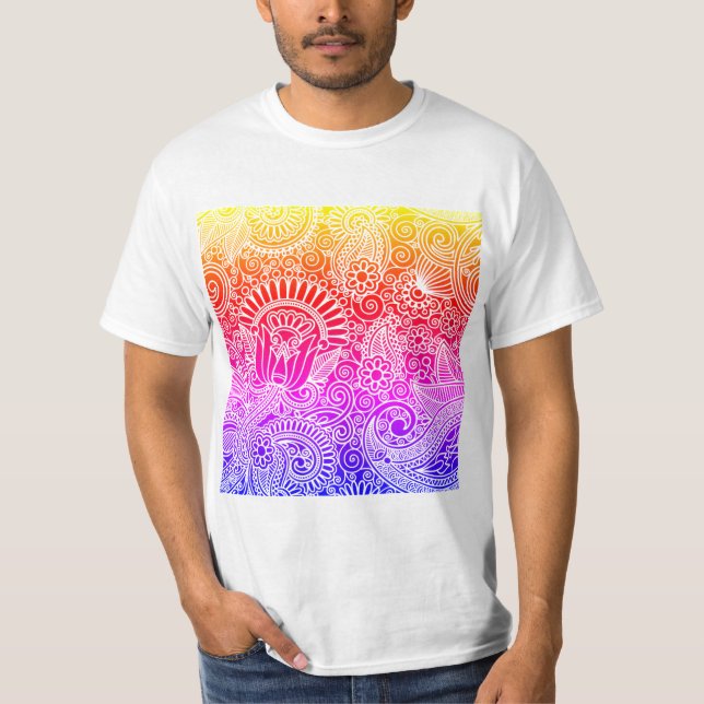 Camiseta Batik Indonesia Motif (Frente)