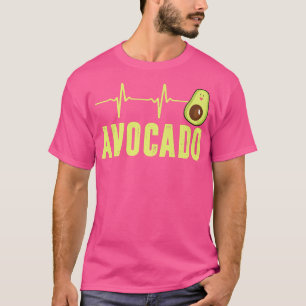 Camiseta Batimento Cardíaco Bonito Avocado, Vegan Para Home