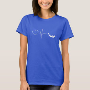Camiseta Batimento Cardíaco de Natação