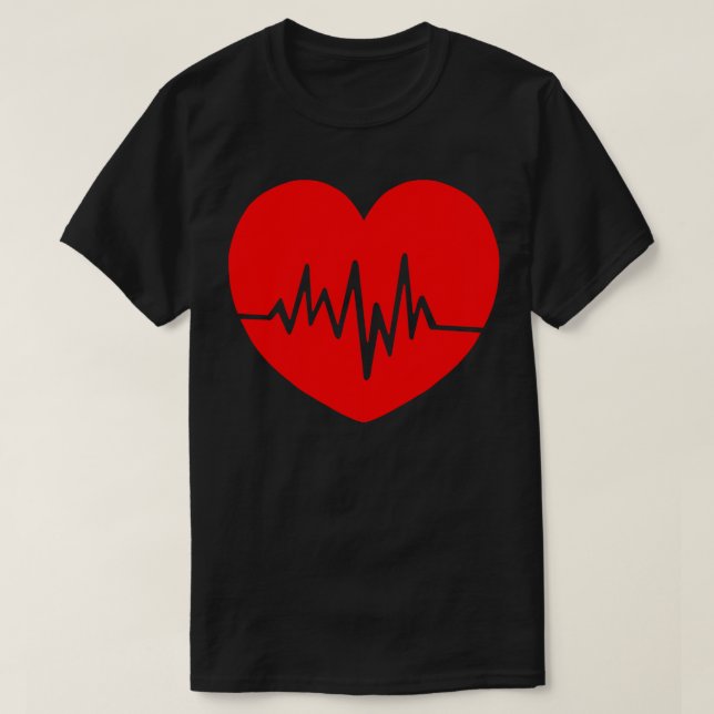 Camiseta Batimentos cardíacos (Frente do Design)