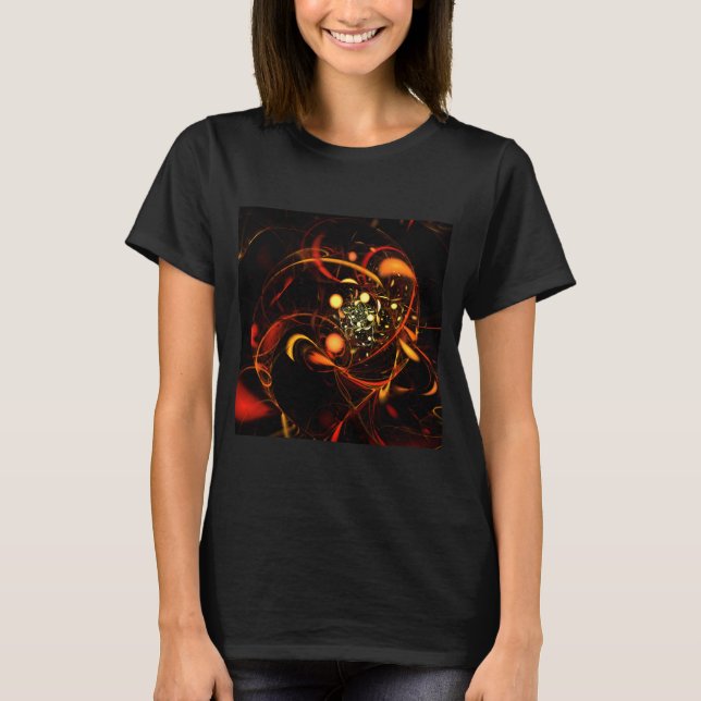 Camiseta Batimentos de coração Abstrato (Frente)