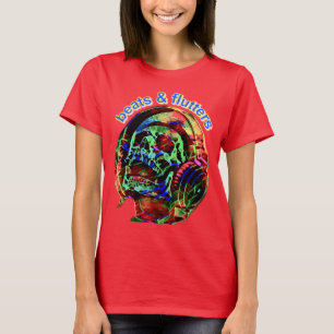 Camiseta batimentos e flautas