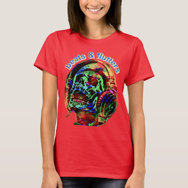 Camiseta batimentos e flautas (Frente)