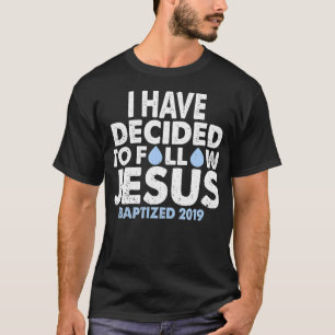 Camiseta Batismo 2019 Decidi seguir Jesus