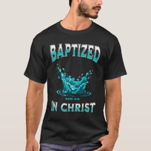 Camiseta Batismo Cristão - Batizado Em Verso Cristo