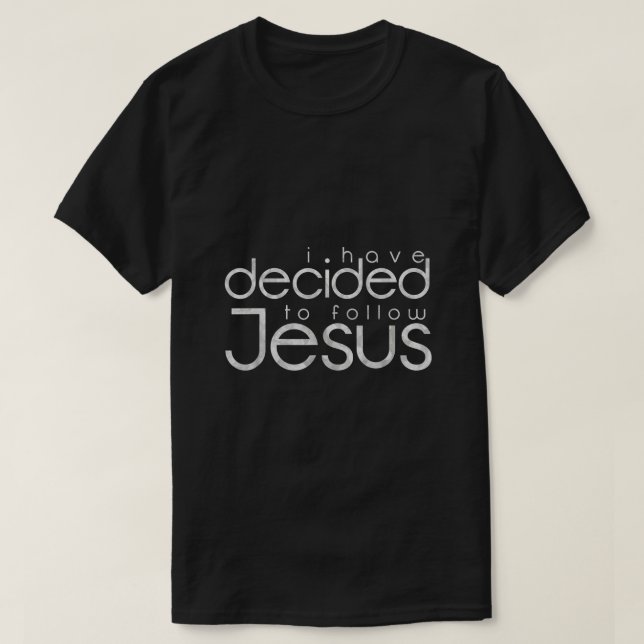 Camiseta Batismo decidi seguir Jesus2219 (Frente do Design)