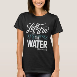 Camiseta Batismo nas Águas Feito Novo em Cristo Fé Cristã B