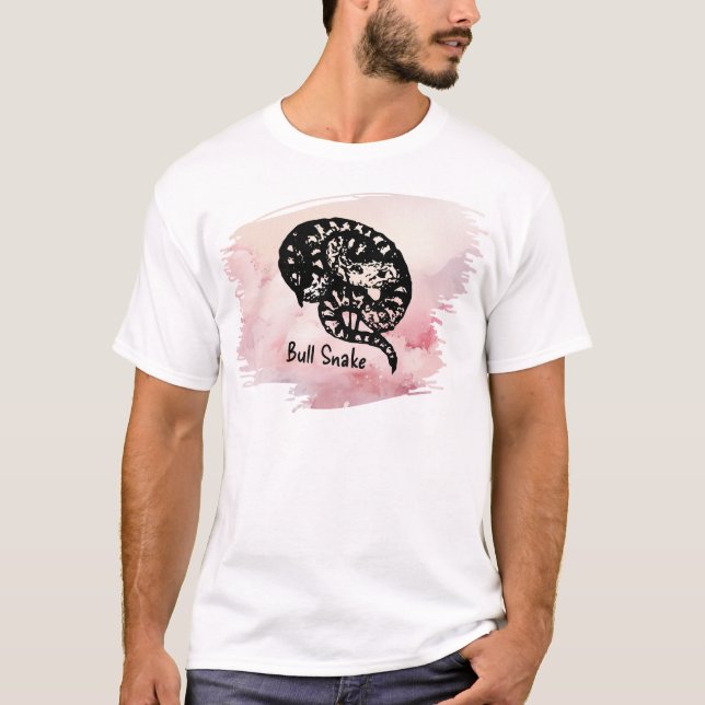 Camiseta Batizado de I Bite Bull Cobra a rosa (Frente)