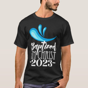 Camiseta Batizado em Cristo 2023 RCIA Batismo Católico de t