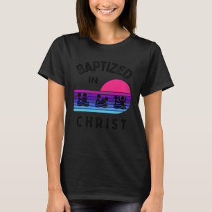 Camiseta Batizado Em Cristo Batismo Adulto e Batismo Juveni